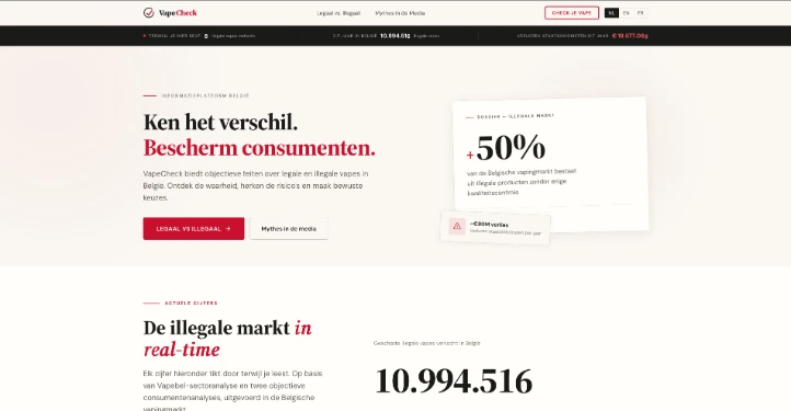 VapeCheck informatieplatform